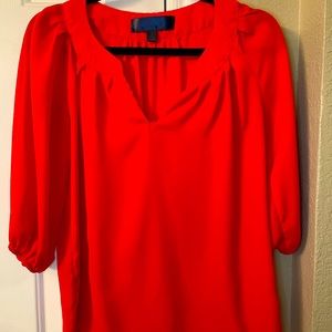 Francesca’s Red Blouse